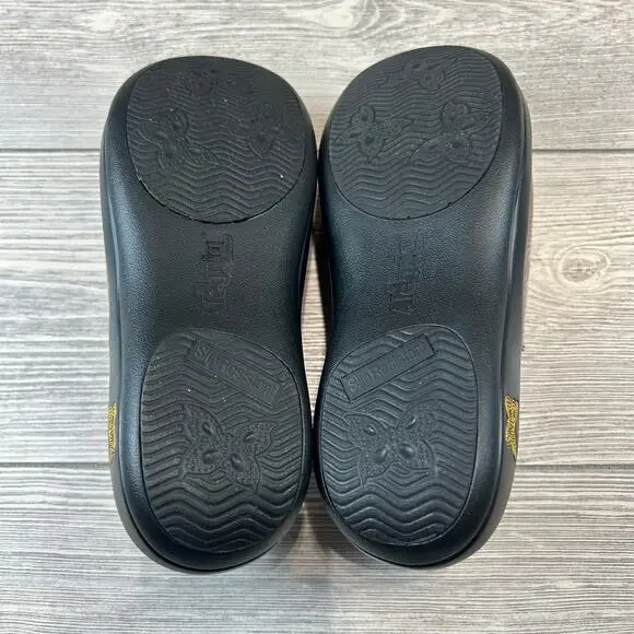 Alegria Keli Professional Clogs 37 US 7-7.5 Cherry Red Gloss Slip Resistant EUC - Picture 6 of 6